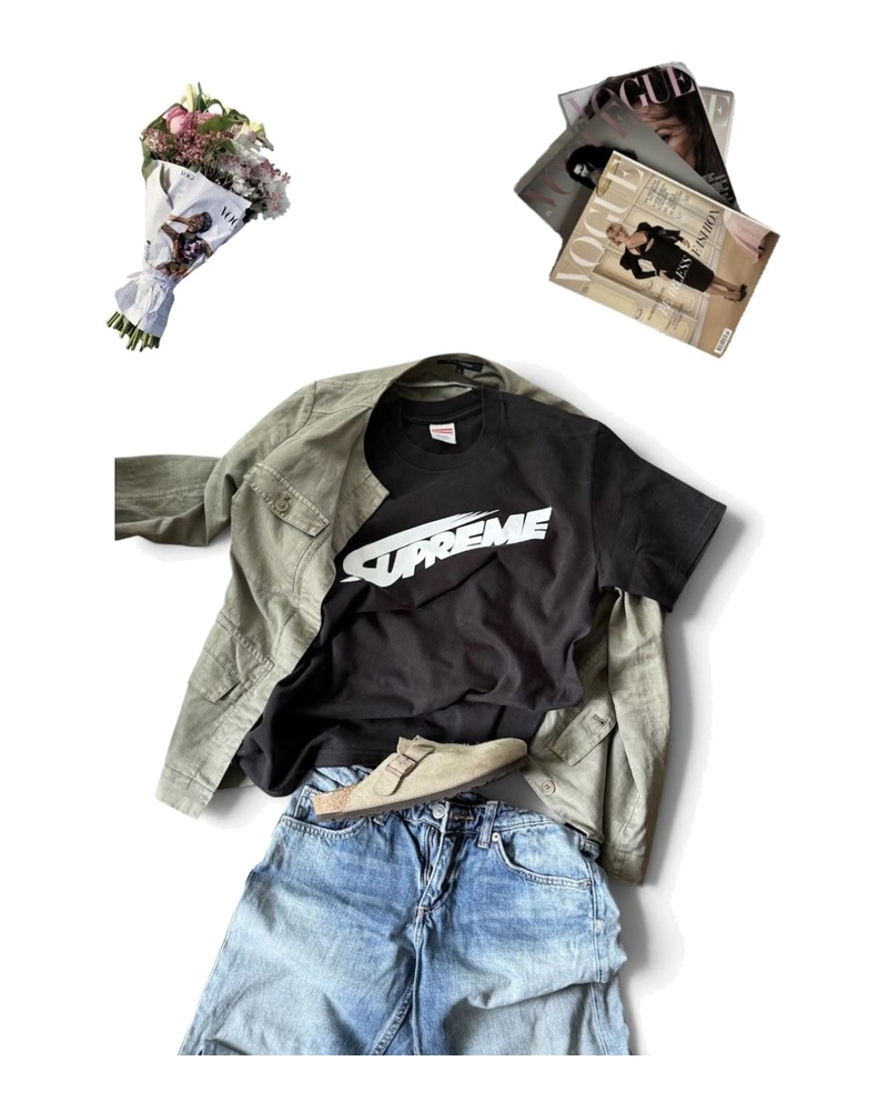 Styling inspiration for Speed Logo Tee, Black