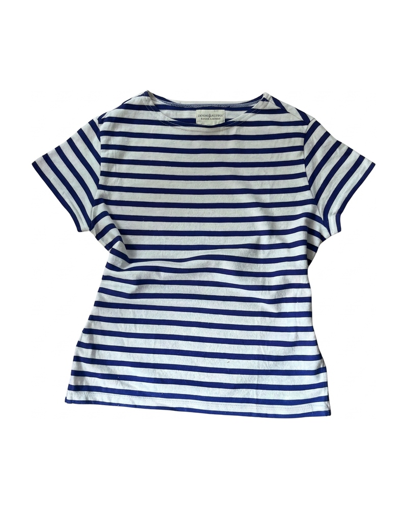 Breton Stripe Tee, Navy & White